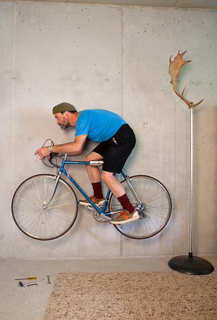 Fahrradwandhalter Zyklop Katzensprung Christoph Brucker